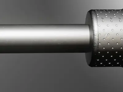 Submachine Gun UZI  Low-poly 3D model