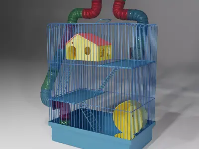 Cage for hamster  3D model