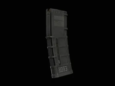 Magazine PMAG 30 Round AR M4 GEN M3 Low-poly 3D model