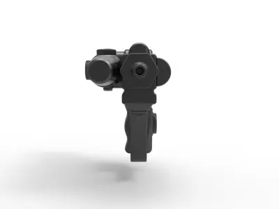 Scout trooper blaster pistol EC-17 3D model