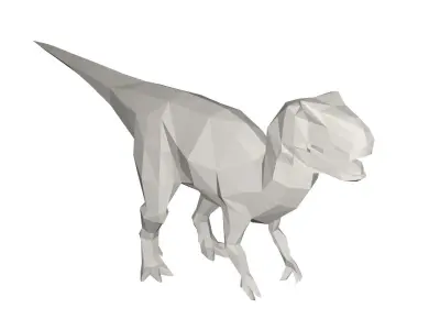 Dinosaur low - poly Low-poly 3D model