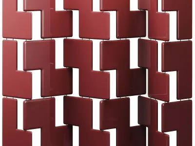 Janis screen by minotti 3D model