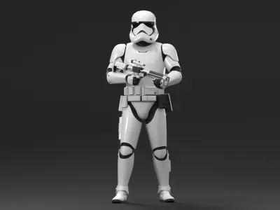  Star Wars Stormtrooper with Blaster Stand Pose 