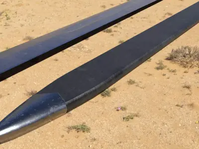 Claymore Low-poly 3D model