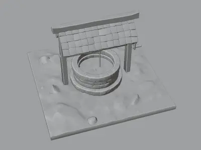 Model 02 - Well 3D model