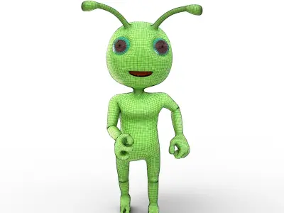 Cartoon Ant Character 3D model