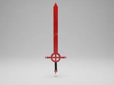 Finn s Sword Low-poly 3D model