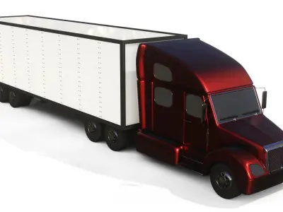 Trailer Truck 3D model