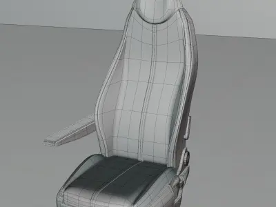 Car Seat 3D model by khiranthak