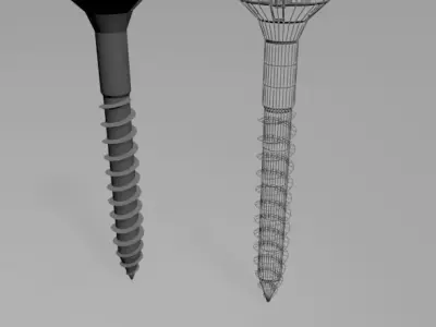 Drywall Screw 01 3D model