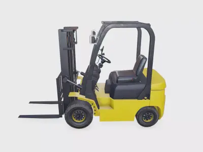 Forklift Truck Low-poly PBR Low-poly 3D model