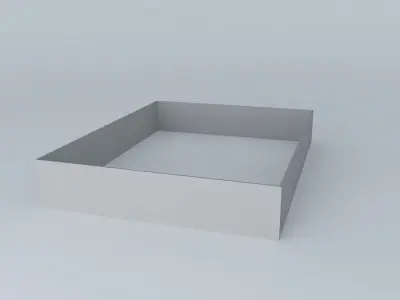 Architectural detail rectangular box Free 3D model