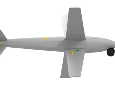 Ukrainian RAM 2X kamikaze drone 3D model