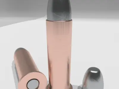 38 Special Bullet Low-poly 3D model