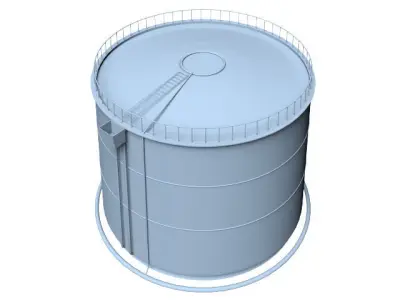 storage tank 3D model purchase