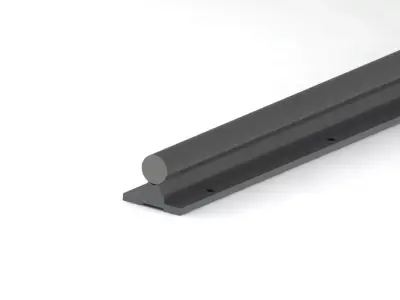 SBR20 Linear Supported Rail for CNC Free 3D model
