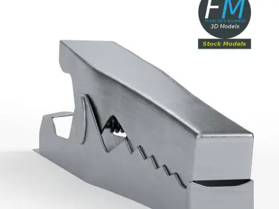 Crocodile clip 3D model purchase