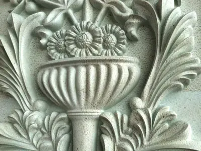 Classic Carving Ornament 002 3D model