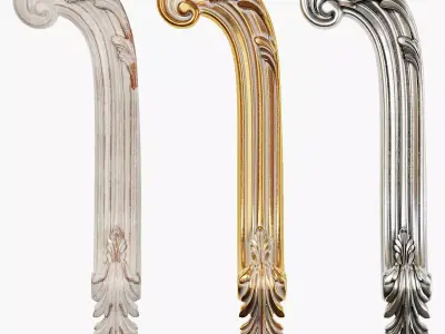 Classic carved 179 3D model