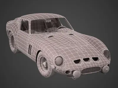 Ferrari 250 GTO - 3223GT - No Engine 3D model