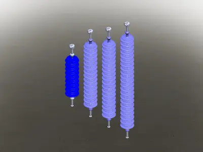 HV TRANSMISSION INSULATOR Free 3D model