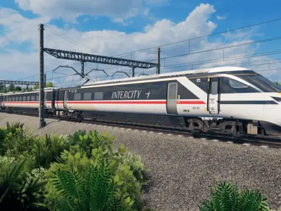 British Rail Class 800 - Fictional Swallow Livery Low-poly 3D model