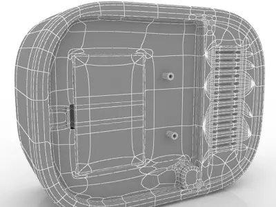 Table clock 3D model