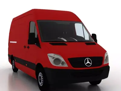 Mercedes Benz Sprinter L2H2 2009 Cargo EU 3D model