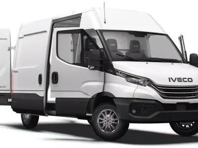 Iveco Daily Van L2H2 HQ Interior 2025 3D model