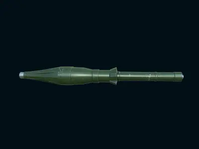 RPG  Rocket launcher Gaming weapon Model  Low-poly 3D model