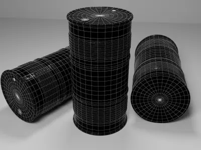 Iron Barrel 3D model
