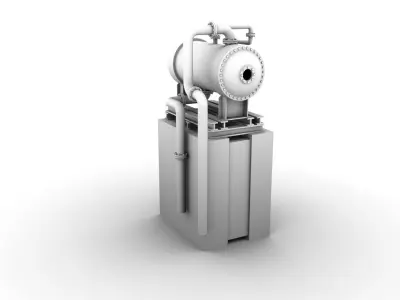 Reactor steam boiler 3D model