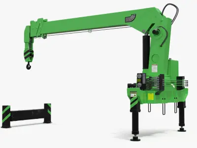 Manipulator Crane for Truck 3D model