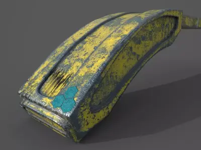 Industrial styled detail 2 Free 3D model