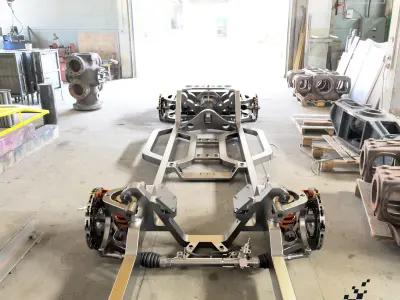 Chassi Jrmania Stallion  Truck frame 3D print model
