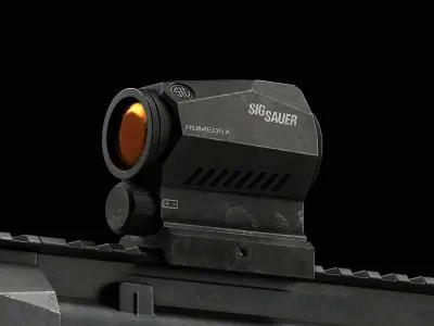 SIG SAUER Romeo5X 1x20mm Low-poly 3D model