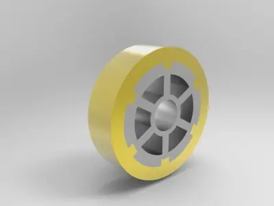 Rubber Wheel Free 3D model
