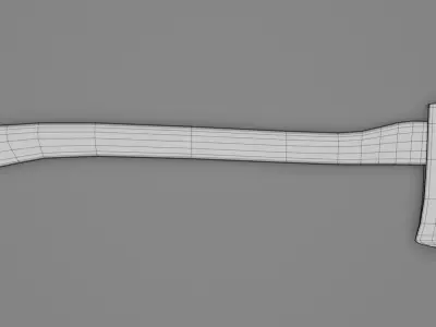 Old Axe - Realistic Game-Ready 3D Model Low-poly 3D model