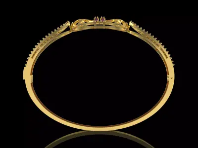 Art Deco Bracelet 27 3D print model