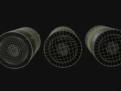 German S-Mine Anti-Personnel Mine 3D model