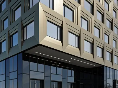 Commercial building 4 3D model