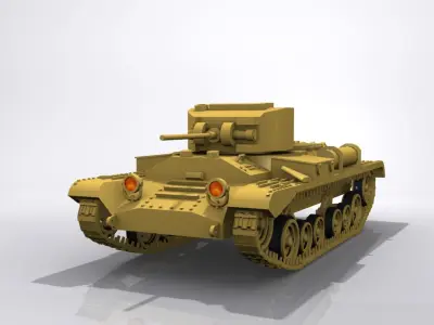 Valentine Mk 2 3D model