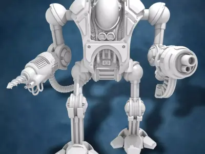 BIPED VEHICLE - 3D PRINTING MODEL 3D print model