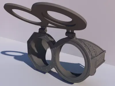 Steampunk GOGGLES - 3D Printing STL - Cosplay - Halloween 3D print model