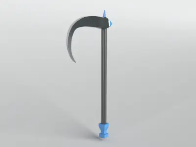 Lowpoly Sickle 002 Free low-poly 3D model
