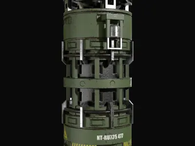 Grenade Concept-2 Low-poly 3D model