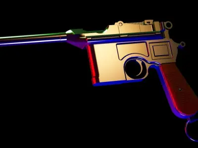 Mauser C96 3D model