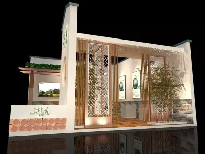 Exhibition - Area - 8X9-3DMAX2012-023 3D model