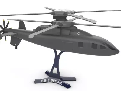 SB-1 Defiant 3D print model