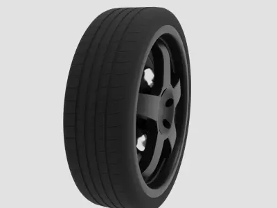 hamann hm2 car tire 3D model